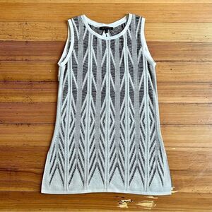 St. John Pointelle knit tunic. Size 2.